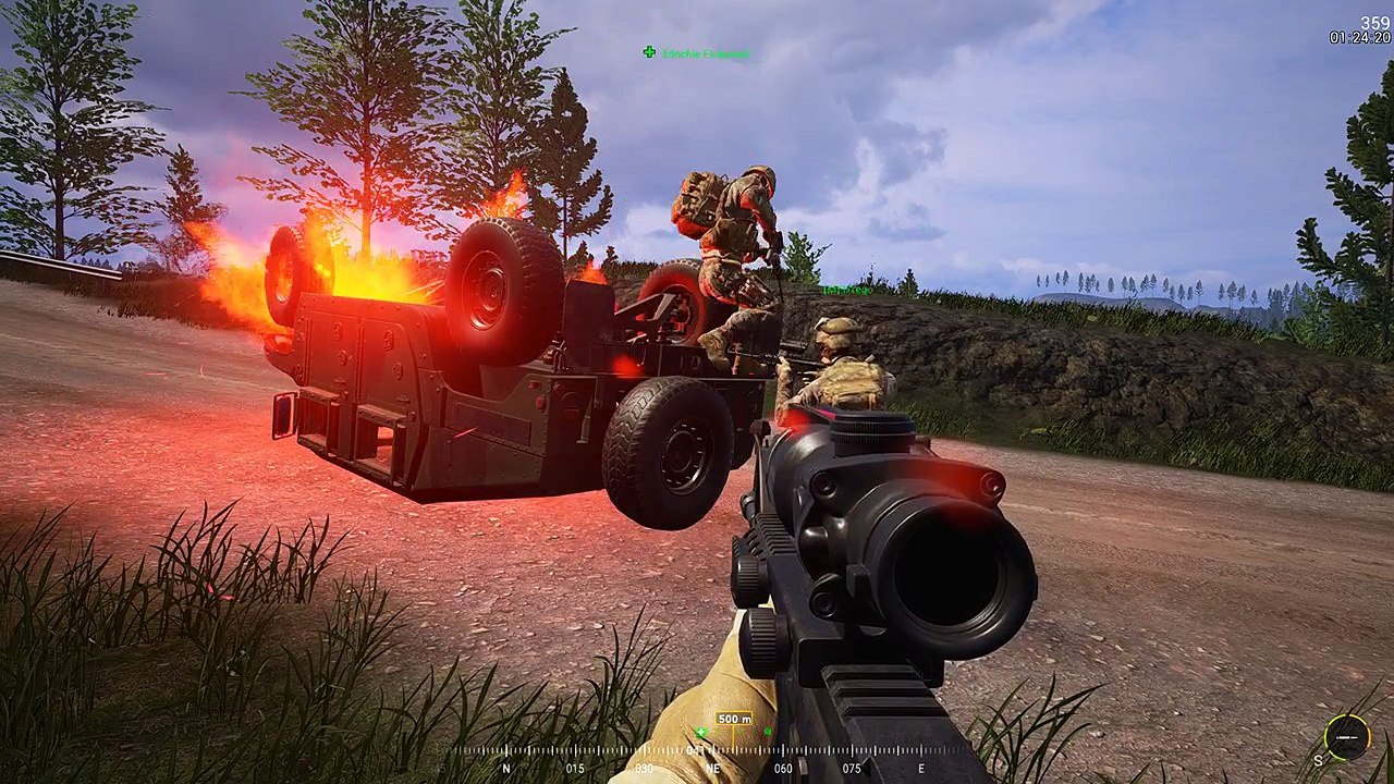 Flipping Humvee?