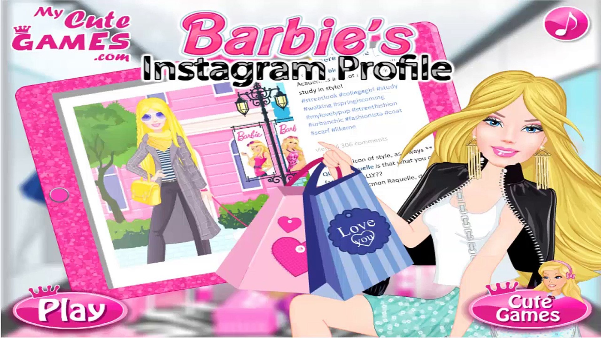 barbie instagram games