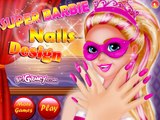 Super Barbie Nails Design - Video Games Games For Girls