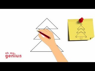 How to Draw a Christmas Tree