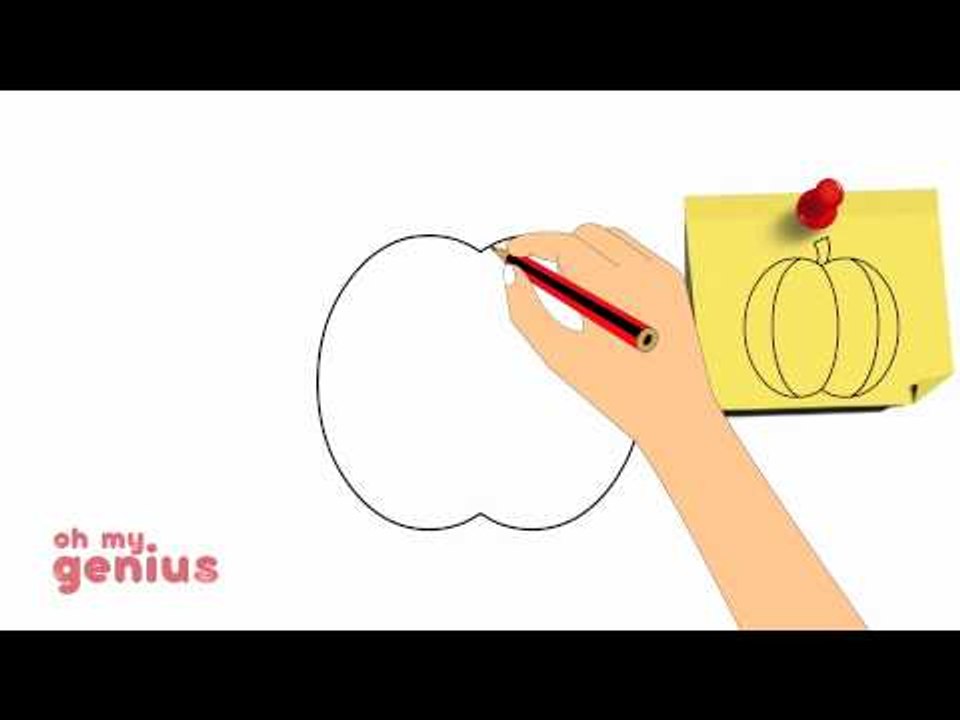 How to Draw a Pumpkin