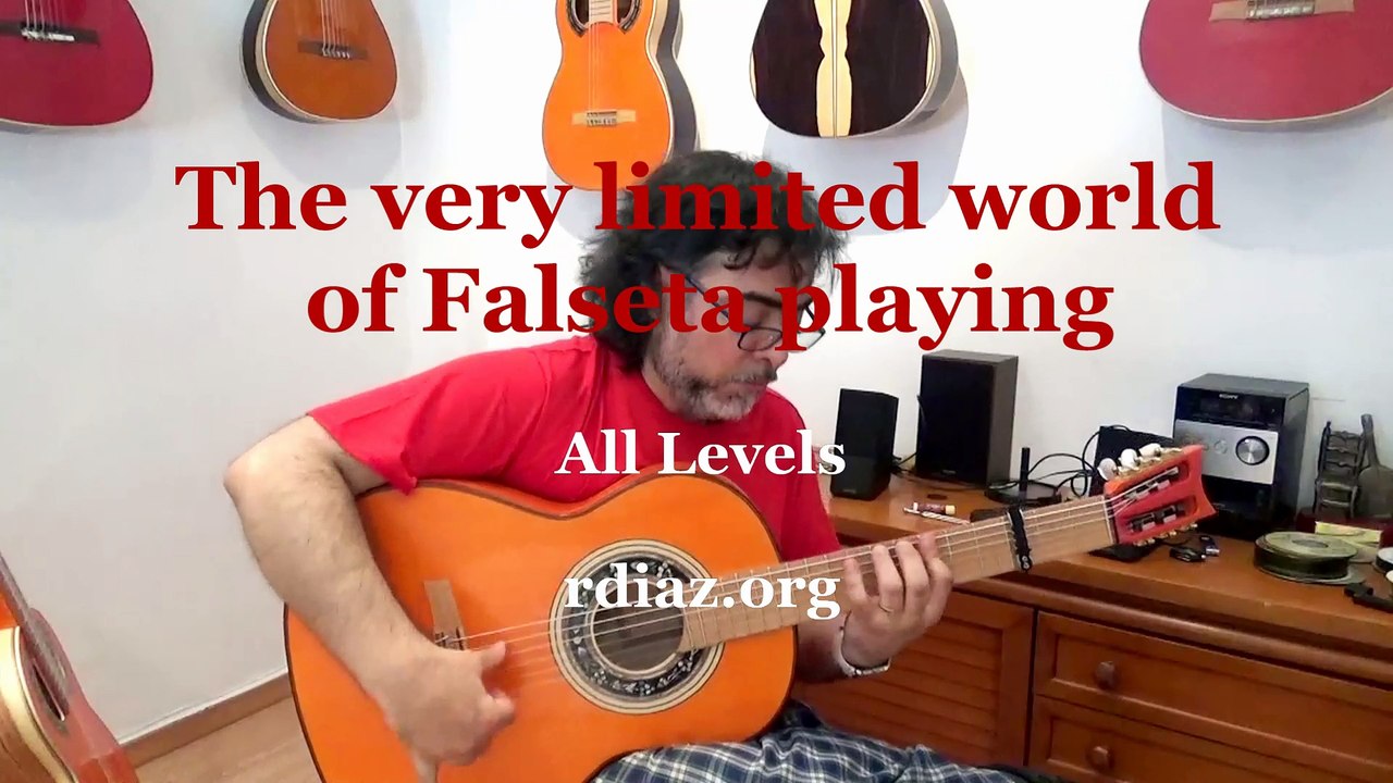 The very limited world falseta playing / Playing "inside the box" & Parroting Falsetas vs Modern Paco de Lucia´s style of flamenco/Ruben Diaz