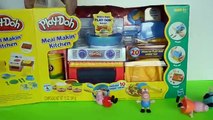 Pig George e Familia Peppa Pig comendo Pizza de Massinha de Modelar Play Doh Em Portugues!!