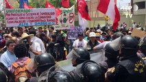 Protestas contra el TPP y Obama en Lima al inicio del APEC