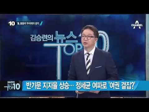 秋 “반기문 대선 출마 안 할 것…안 해야만 한다”_채널A_뉴스TOP10