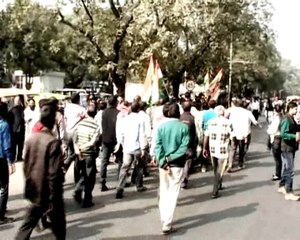 Congress Protest Against Bjp Note Bandi Decision