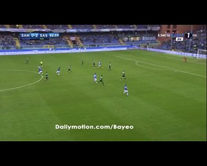 Fabio Quagliarella Goal HD - Sampdoria 1-2 Sassuolo - 20.11.2016