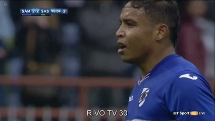 Muriel L. (Penalty) Goal HD - Sampdoria	3-2	Sassuolo 20.11.2016