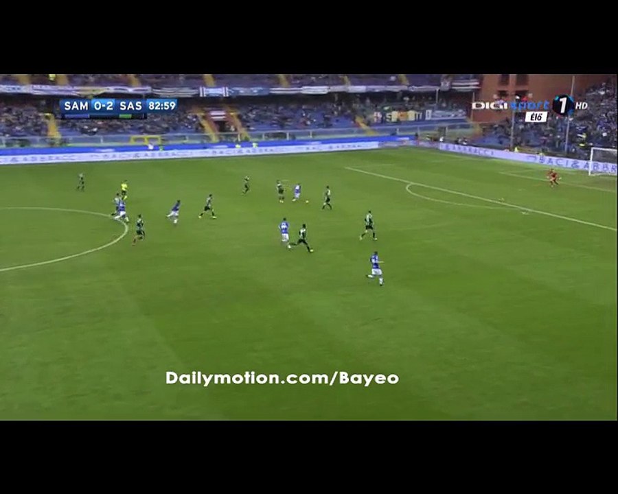 Fabio Quagliarella Goal HD - Sampdoria 1-2 Sassuolo - 20.11.2016