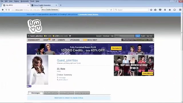 Free online Imvu Credits Hack 2017 - Make 50000 Credits Easily.