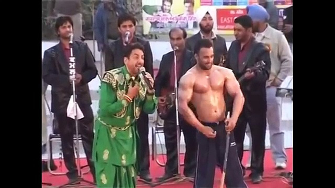 Gurdas Maan & Babbu maan with Bodybuilder Live Show - new punjabi songs 2016 latest this week