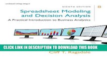 [PDF] Spreadsheet Modeling   Decision Analysis: A Practical Introduction to Business Analytics,