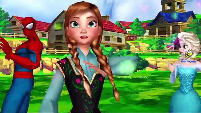 Frozen Family And SuperHeroes Singing Ringa Ringa Roses Song And More Children Nursery Rhymes