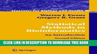 Read Now Statistical Methods in Bioinformatics: An Introduction (Statistics for Biology and