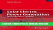 Best Seller Solar Electric Power Generation - Photovoltaic Energy Systems: Modeling of Optical and