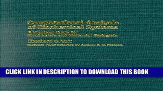 Read Now Computational Analysis of Biochemical Systems: A Practical Guide for Biochemists and