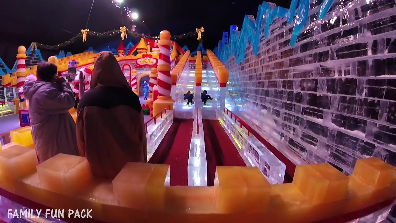 GIANT ICE SLIDE!!!