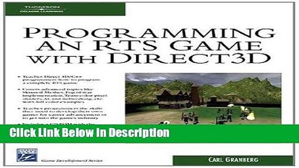 [Download] Programming an RTS Game with Direct3D [PDF] Full Ebook