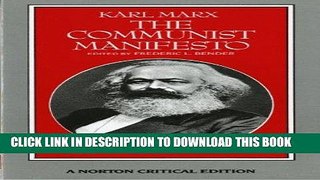 [PDF] FREE The Communist Manifesto (Norton Critical Editions) [Download] Full Ebook