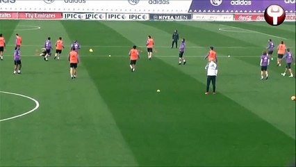 Ronaldo quase lesiona Lucas Vásquez no treino