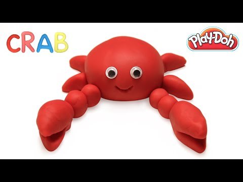 Play Doh Crab | Learn Animals | Clay Toys | Clay Animation