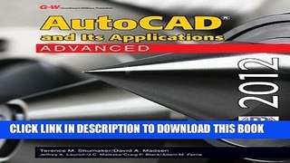 Ebook AutoCAD and Its Applications Advanced 2012 Free Read