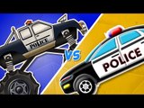 Monster Truck Police Vs Police Car | Car Race For Kids | Racing Video For Toddlers