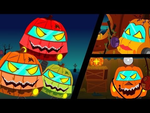 Five Little Pumpkins | Scary Rhyme | Halloween Videos For Kids