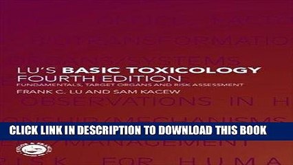 Ebook Lu s Basic Toxicology Free Read