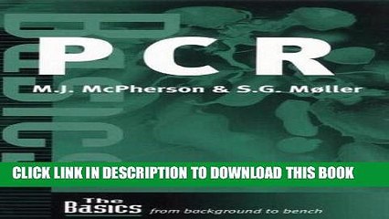 Ebook PCR (THE BASICS (Garland Science)) Free Read