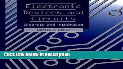 [PDF] Electronic Devices and Circuits: Discrete and Integrated [Read] Online