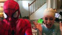 Frozen Elsa Loses Her Hair vs Joker Shampoo Prank Funny Superhero Movie In Real Life In 4K
