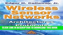 Ebook Wireless Sensor Networks:  Architectures and Protocols (Internet and Communications) Free Read