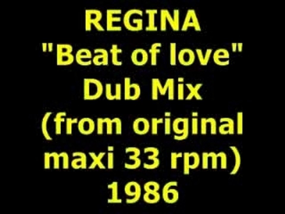 REGINA  "Beat of love"  Maxi 45 rpm