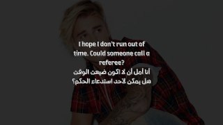Justin Bieber - Sorry | Arabic Lyrics