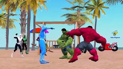 Mermaid Compilation | Spiderman Vs Monsters Finger Family | Hulk Vs Spiderman | SuperHero Fight