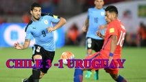 Chile vs Uruguay 3-1 | All Goals & English Highlights | World Cup Qualifiers 2016 | [Công Tánh Football]