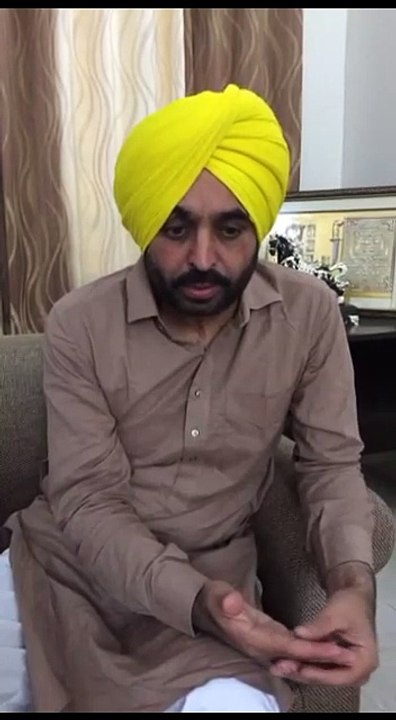 Bhagwant Mann dharna
