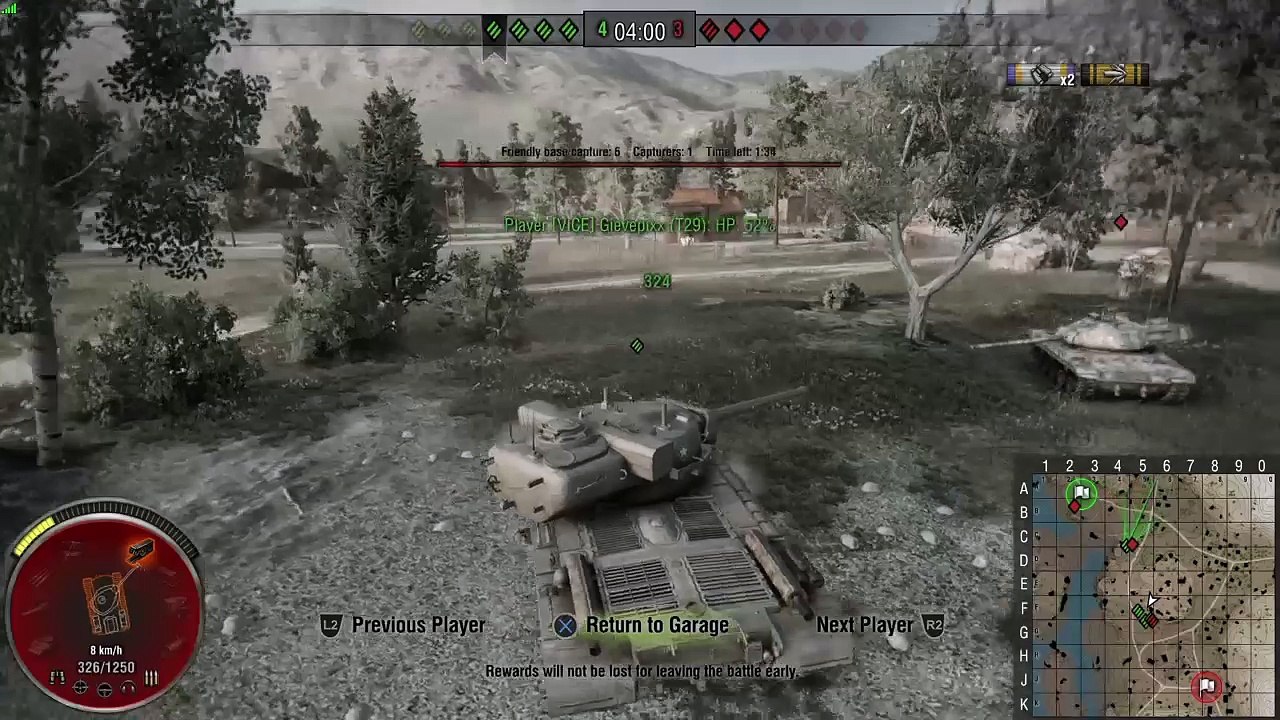 Ammusta väistävä tankki
