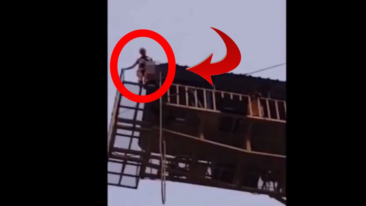 Saut a l'elastique qui finit mal