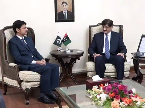 CM Sindh Syed Murad Ali Shah meets on Bangladesh ke High Commissioner Tarik Ahsan... (CM HOUSE SINDH) 19th Nov 2016