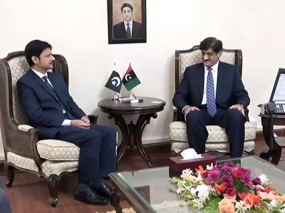 CM Sindh Syed Murad Ali Shah meets on Bangladesh ke High Commissioner Tarik Ahsan... (CM HOUSE SINDH) 19th Nov 2016