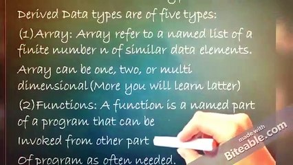 Data Types  ||Progeeks||