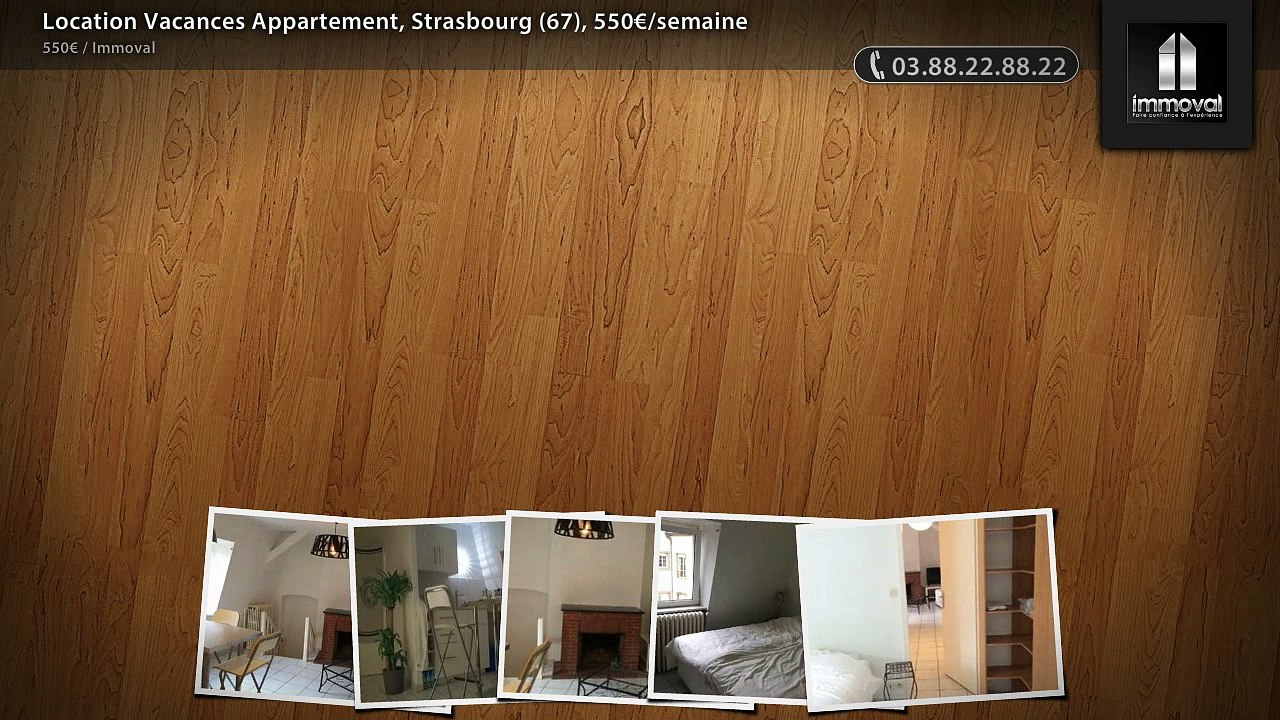 Location Vacances Appartement, Strasbourg (67), 550€/semaine
