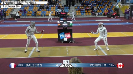 CdM SD Orléans - T64 Balzer (FRA) vs Ponich (CAN)