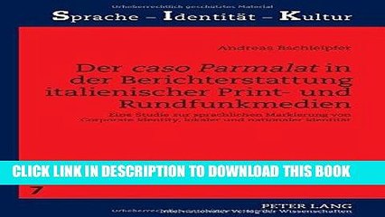 [PDF] Der "caso Parmalat</I> in der Berichterstattung italienischer Print- und