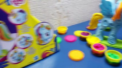 Игра в Пони Rainbow Dash из набора Play Doh
