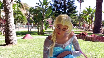 Spiderman vs Joker vs Frozen Elsa - Spiderman Kiss - Real Life Superheroes Movie