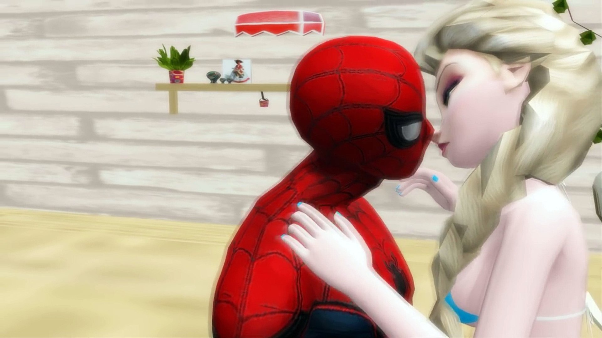 Spiderman and Elsa Kiss after a Bad Day - Superheroes Animations  (Cheekspear Animations) - video Dailymotion