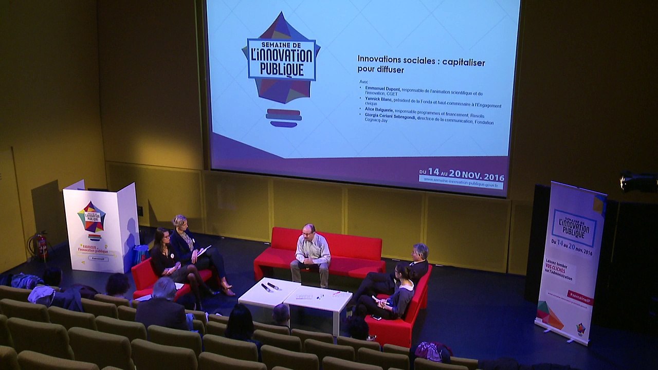 19/11/16 de 11-12h / Innovations sociales : Capitaliser pour diffuser (2)